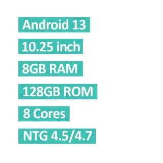 MB A/CLA/GLA/G KLASĖS W176/C117/X156/W463 10.25 COLIO ANDROID 13 MULTIMEDIJA QAM1245