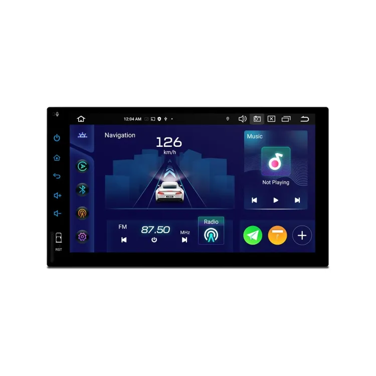 UNIVERASILI 2-DIN 7 COLIŲ ANDROID 14 MULTIMEDIJA TIXA745L