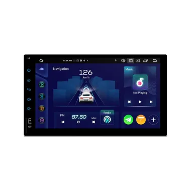 UNIVERASILI 2-DIN 7 COLIŲ ANDROID 14 MULTIMEDIJA TIXA745L