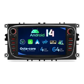 FORD FOCUS/MONDEO/C-MAX/S-MAX/GALAXY 7 COLIŲ ANDROID 13 MULTIMEDIJA PX74FSFBL