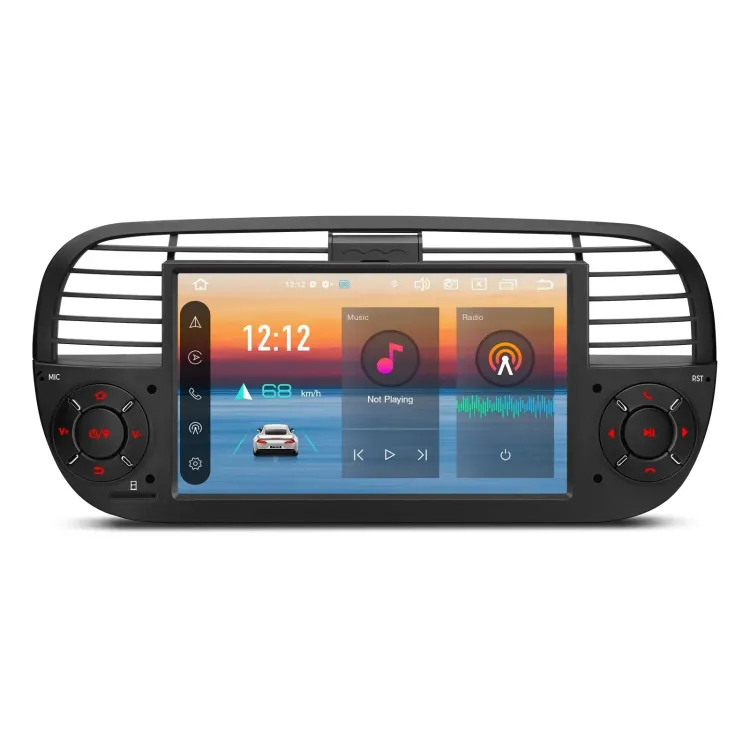 FIAT 500 2007-2015 7 COLIŲ ANDROID 14 MULTIMEDIJA XTRONS PX7450FBL