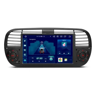 FIAT 500 2007-2015 7 COLIŲ ANDROID 14 MULTIMEDIJA XTRONS PX7450FBL