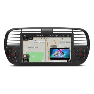 FIAT 500 2007-2015 7 COLIŲ ANDROID 14 MULTIMEDIJA XTRONS PX7450FBL