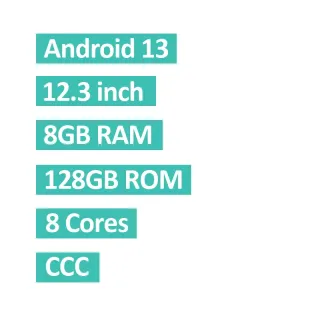 BMW E90/E91/E92/E93 CCC 12.3 colio Snapdragon Android  13 multimedija QGB23CCB12E92