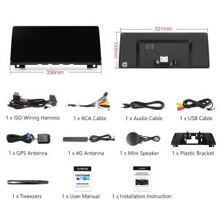 BMW 7 F01 F02 CIC | Android 14 | 12.3inch | 8GB/128GB/8Core | Snapdragon Multimedija Xtrons QGB24CIB12SV