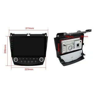 Honda Accord 2003-2007 10.1 colio Android 14 multimedija Xtrons IQP14ACHLP