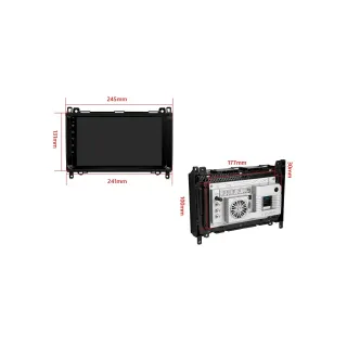 VW Crafter MB B / A / Vito / Sprinter | Android 14 | 9inch | 8GB/256GB/8Core | QLED | Snapdragon Multimedija Xtrons IQP94M245P VW Crafter MB B / A / Vito / Sprinter | Android 14 | 9inch | 8GB/256GB/8Core | QLED | Snapdragon Multimedija Xtrons IQP94M245P