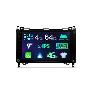 VW Crafter MB B / A / Vito / Sprinter | Android 10 | 9inch | 4GB/64GB/8Core | Multimedija Xtrons IDP90M245
