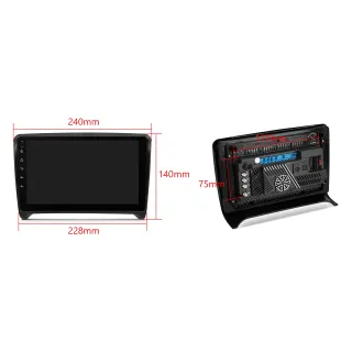 Audi TT 2006-2012| Android 14 | 9inch | 4GB/64GB/8Core| Multimedija Xtrons PXP94TTAGDAB Audi TT 2006-2012| Android 14 | 9inch | 4GB/64GB/8Core| Multimedija Xtrons PXP94TTAGDAB