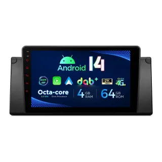 BMW E39 / E38 | Android 14 | 9 inch | 4GB/64GB/8Core | DAB | Multimedija Xtrons PXP9439BGDAB
