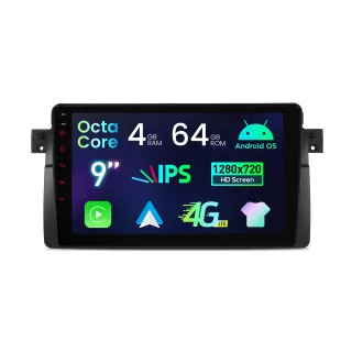 BMW E46 | Rover 75 | Android OS | 9 inch | 4GB/64GB/8Core | Multimedija Xtrons IDP9046B