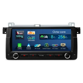 BMW E46 | Rover 75 | Android 14 | 8.8 inch QLED | 8GB/256GB/8Core Snapdragon | Multimedija Xtrons IQ8446BH