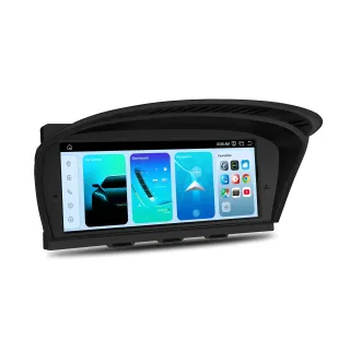 BMW E90 E91 E92 E93 E60 E61 Android OS multimedija | 8.8" IPS ekranas | Snapdragon 662 | CarPlay | 4G LTE