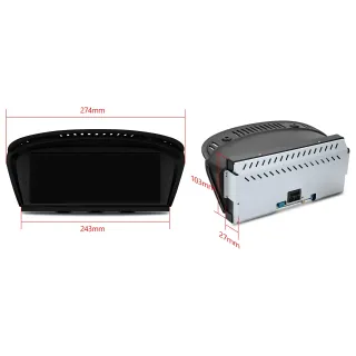 BMW E60 E61 E90 E91 E92 E93 CIC | Android OS | 8.8 inch | 8GB/128GB/8Core Snapdragon 662 | Multimedija Xtrons QBBH8460CI