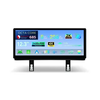 BMW E81 E82 E87 E88 be ekrano | Android 14 | 12.3 inch | 8GB/256GB/8Core Snapdragon 685 | Multimedija Xtrons QWBX24UMB12E87L