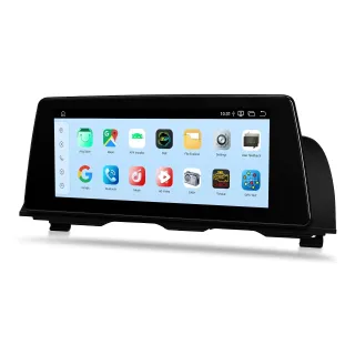 BMW 5 F10 F11 10,25 colių Android multimedija 8+128 GB su Snapdragon ir 4G