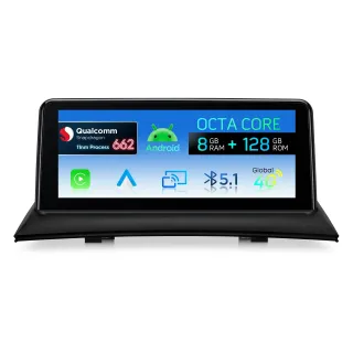 BMW X3 E83 be ekrano | Android OS | 10.25 inch | 8GB/128GB/8Core Snapdragon 662 | Multimedija Xtrons QBBH14X3UNL