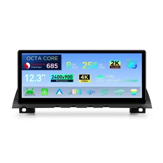 BMW 7 F01 F02 CIC | Android 14 | 12.3 inch | 8GB/256GB/8Core Snapdragon 685 | Multimedija Xtrons QWBX24CIB12SV