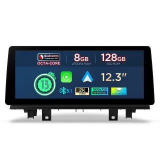 BMW X1 F48 EVO | Android 14 | 12.3 inch | 8GB/128GB/8Core Snapdragon 680 | Multimedija Xtrons QGB24EVB12X1N