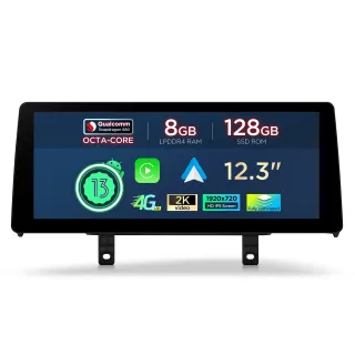 BMW 1/2 F20 F21 F23 NBT | Android 14 | 12.3 inch | 8GB/128GB/8Core Snapdragon 680 | Multimedija Xtrons QGB24NB1NEL