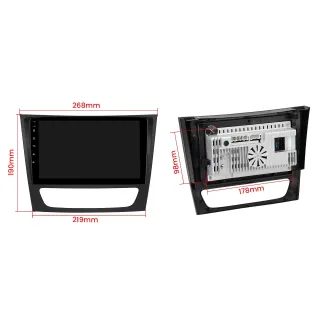 MB E W211 / CLS W219 | Android 13 | 9 inch | 4GB/64GB/8Core | Multimedija Xtrons IDP90M211