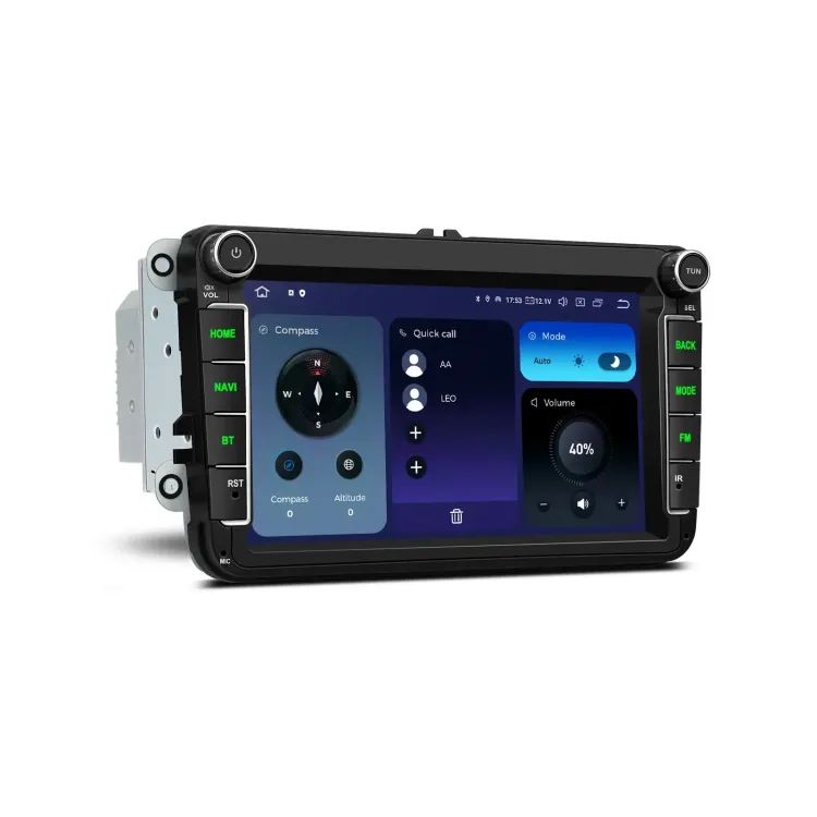 VW Skoda Seat multimedija 8 colių QLED IPS | 8+256 GB | Snapdragon 665 | DTS DSP | CarPlay