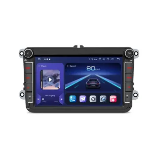 VW Skoda Seat multimedija 8 colių QLED IPS | 8+256 GB | Snapdragon 665 | DTS DSP | CarPlay