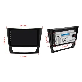 MB E W211 / CLS W219 | Android 14 | 9 inch | 4GB/64GB/8Core | Multimedija Xtrons PXP94M211GDAB