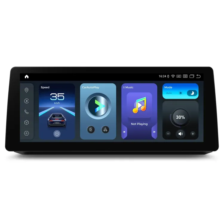 BMW E60 E61 CIC | Android 14 | 12.3 inch | 8GB/128GB/8Core Snapdragon 680 | Multimedija Xtrons QGB24CIB12E60