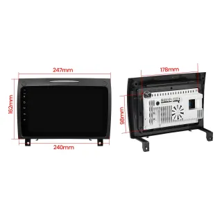 MB SLK R171 2004-2011 | Android OS | 9 inch | 4GB/64GB/8Core | Multimedija Xtrons IDP90M350