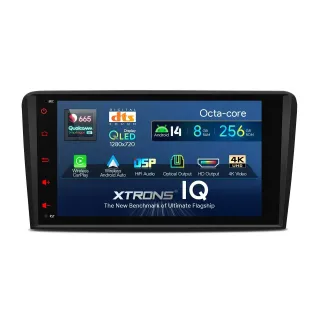 Audi A3 S3 RS3 | Android 14 | 8 inch QLED | 8GB/256GB/8Core Snapdragon 665  | Multimedija Xtrons IQ84A3AP