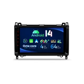 VW Crafter MB A / B / Vito / Sprinter | Android 14 | 9 inch | 4GB/64GB/8Core | Multimedija Xtrons PXP94M245GDAB