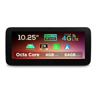 MB A / GLA / CLA / G NTG 5.0/5.1/5.2 | Android 14 | 10.25 inch | 4GB/64GB/8Core | Multimedija Xtrons QAMS1450