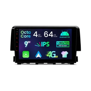 Honda Civic 2015-2022 | Android OS | 9 inch | 4GB/64GB/8Core | Multimedija Xtrons IDP90CVH