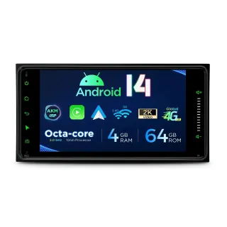 Toyota RAV4 / Corolla / Hilux / 4Runner / Land Cruiser | Android 14 | 7 inch | 4GB/64GB/8Core | Multimedija Xtrons PX74HGTL