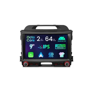Kia Sportage 2010–2015 | Android OS | 9 inch | 2GB/64GB/8Core | Multimedija Xtrons IDSP90SPK