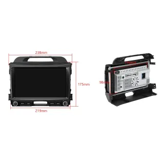 Kia Sportage 2010–2015 | Android OS | 9 inch | 2GB/64GB/8Core | Multimedija Xtrons IDSP90SPK