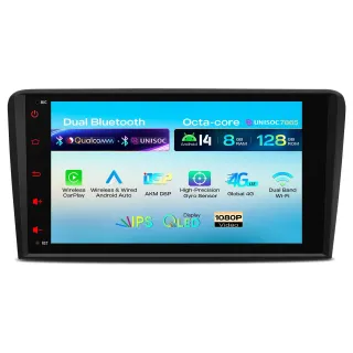 Audi A3 S3 RS3 | Android 14 | 8 inch QLED | 8GB/128GB/8Core | Multimedija Xtrons IMH84A3AL