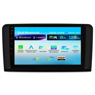 MB ML W164 / GL X164 | Android 14 | 9 inch QLED | 8GB/128GB/8Core | Multimedija Xtrons IMHP94M164