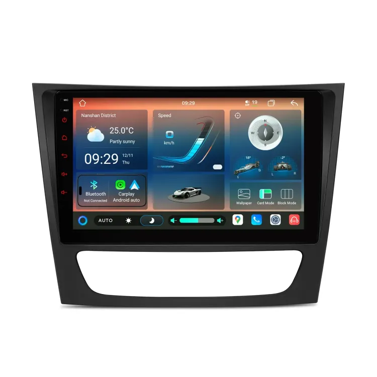 MB E W211 / CLS W219 | Android 14 | 9 inch QLED | 8GB/128GB/8Core | Multimedija Xtrons IMHP94M211