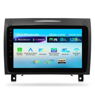MB SLK R171 2004-2011 | Android 14 | 9 inch QLED | 8GB/128GB/8Core | Multimedija Xtrons IMHP94M350
