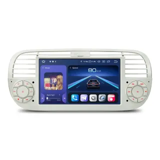 Fiat 500 2007-2015 | Android 14 | 7 inch QLED | 8GB/256GB/8Core Snapdragon 665 | Multimedija Xtrons IQ7450FLCP