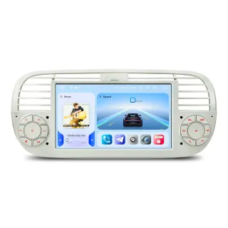 Fiat 500 2007-2015 | Android 14 | 7 inch QLED | 8GB/256GB/8Core Snapdragon 665 | Multimedija Xtrons IQ7450FLCP