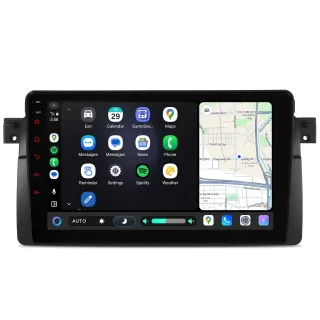 BMW E46 | Rover 75 | Android 14 | 9 inch QLED | 8GB/128GB/8Core | Multimedija Xtrons IMHP9446B