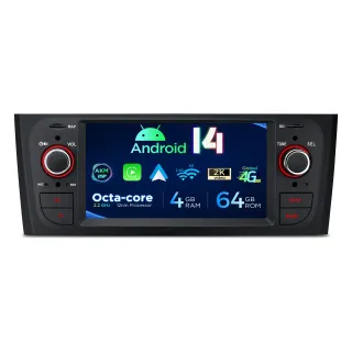 Fiat Grande Punto / Linea 2005-2011 | Android 14 | 6.2 inch | 4GB/64GB/8Core| Multimedija Xtrons PX64PTFLGS