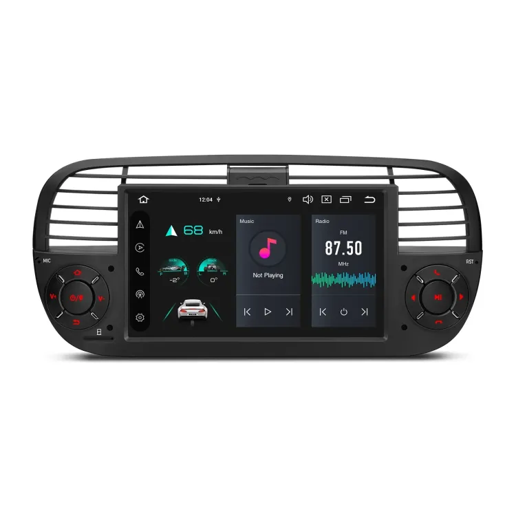 Fiat 500 2007-2015 | Android 14 | 7 inch | 4GB/64GB/8Core | Multimedija Xtrons PX7450FBLGS