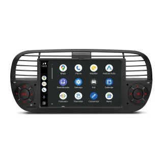 Fiat 500 2007-2015 | Android 14 | 7 inch | 4GB/64GB/8Core | Multimedija Xtrons PX7450FBLGS