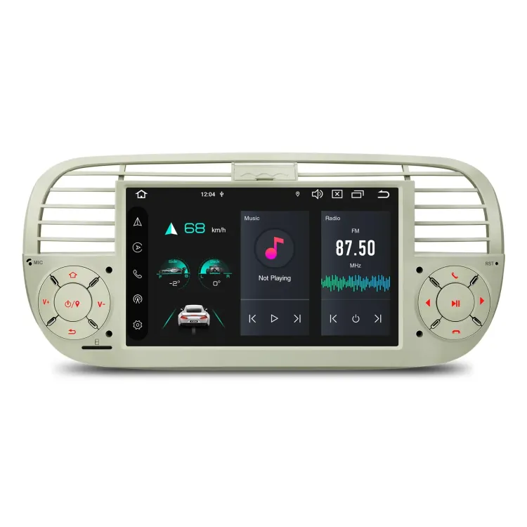 Fiat 500 2007-2015 | Android 14 | 7 inch | 4GB/64GB/8Core | Multimedija Xtrons PX7450FCLGS