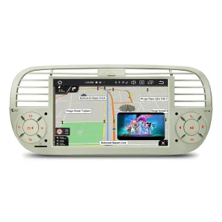 Fiat 500 2007-2015 | Android 14 | 7 inch | 4GB/64GB/8Core | Multimedija Xtrons PX7450FCLGS