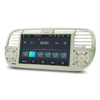 Fiat 500 2007-2015 | Android 14 | 7 inch | 4GB/64GB/8Core | Multimedija Xtrons PX7450FCLGS